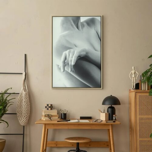  Slika - Feminine Delicacy (1 Part) Vertical 60x90 U prirodnom drvenom okviru Slike