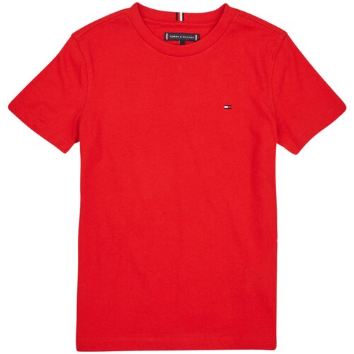 Tommy Hilfiger Majice s kratkimi rokavi ESSENTIAL COTTON TEE S/S Rdeča Slike