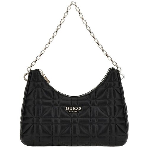 Guess Ročne torbice ASSIA TOP ZIP SHOULDER BAG Črna Slike