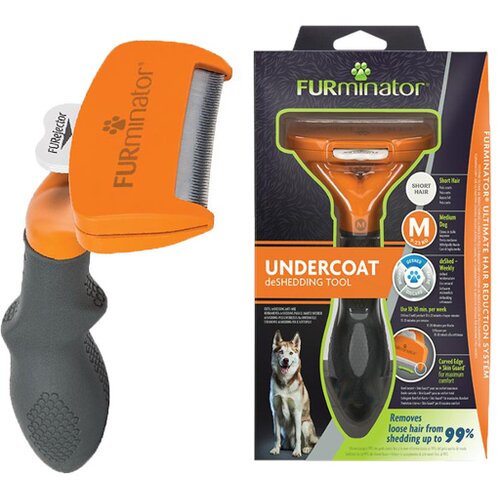 Furminator Alat za kratkodlake pse 9-23 kg, Narandžasti Cene