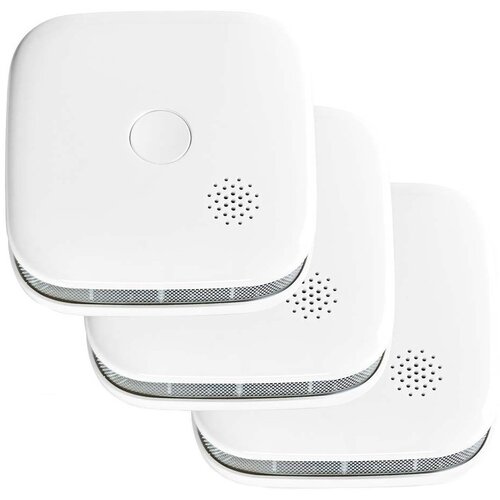 Nedis Smoke Detector SmartLife WIFIDS21WT3 3 pcs Slike