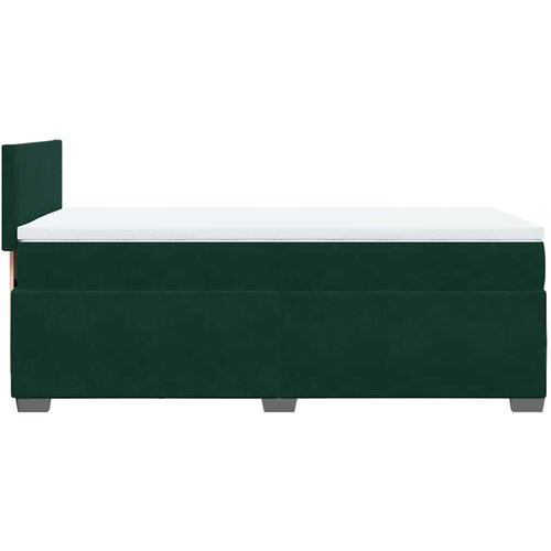 Box spring krevet s madracem tamnozeleni 100x200 cm bar&amp;scaron;unasti Slike