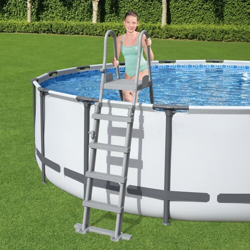 Bestway Flowclear sigurnosne ljestve za bazen s 4 stepenice 132 cm Cijene