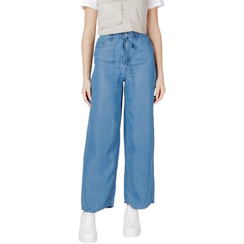 Only Lahkotne hlače & Harem hlače ONLBLEECKER CHARIS LIFE MW PANT CC WVN 15337939 Modra Cene