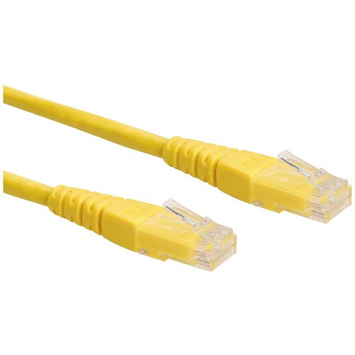 Roline 21.15.1562 RJ45 omrežni kabel\, patch kabel cat 6 u/utp 5.00 m rumena 1 kos, (20420488) Cene