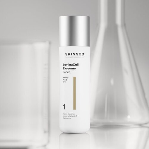 SKINSOO LuminaCell Exosome Toner posvetlitveni tonik za obraz 200 ml Slike