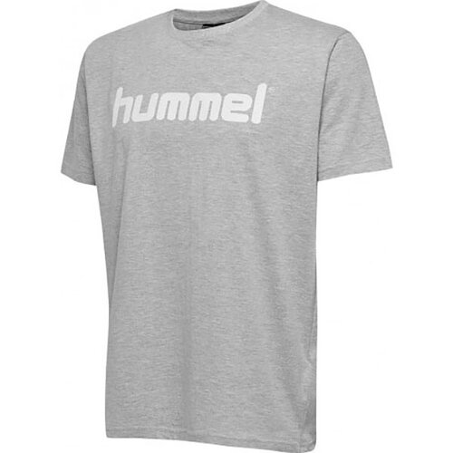 Hummel majica za dečake hmlgo kids cotton logo t-shirt s/s siva Slike