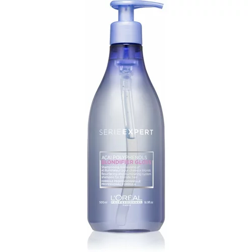 L´Oréal Paris Série Expert Blondifier Gloss osvetljevalni šampon za svetle lase 500 ml za ženske