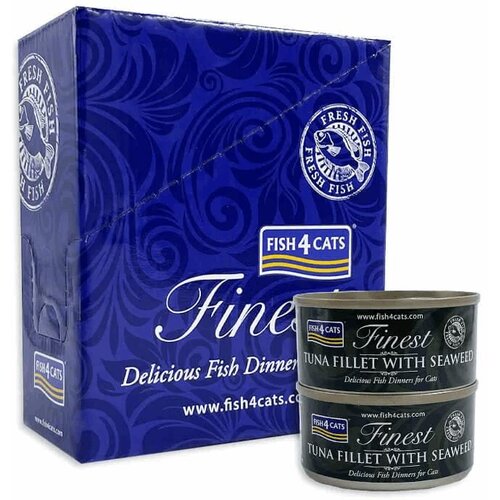Fish4Cats file tune z morskimi algami 10 x 70 g Cene