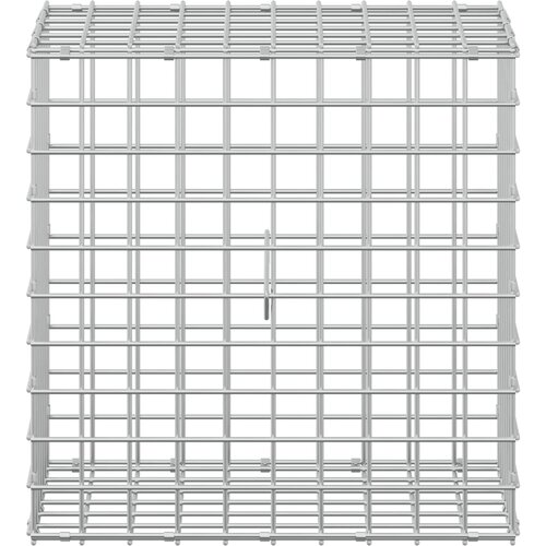  Gabion s 5 mm žicom i mrežom 5x5 cm 50x30x50 cm Pocinčani čelik Slike