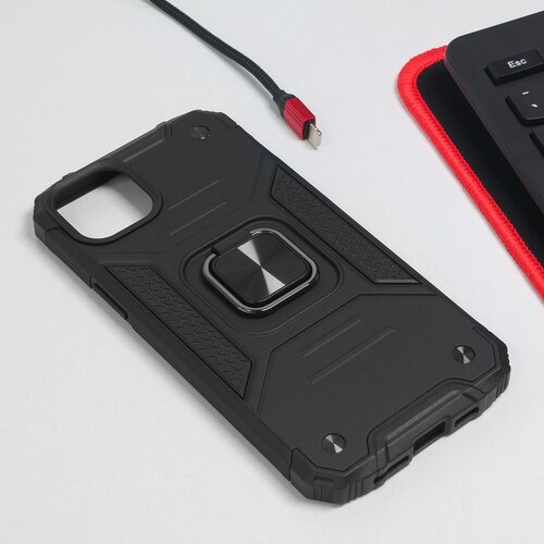 Teracell torbica Hard Border Ring za iPhone 14 Plus 6.7 crna Slike