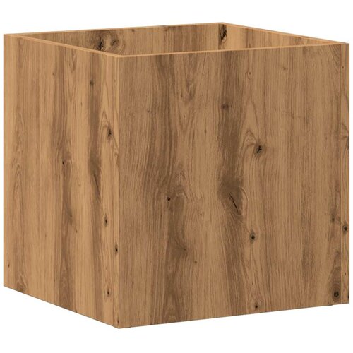 Maison Chic Cvetlično korito - Cvetlični Lonec artisan hrast 40x40x40 cm inženirski les, (21789612) Cene
