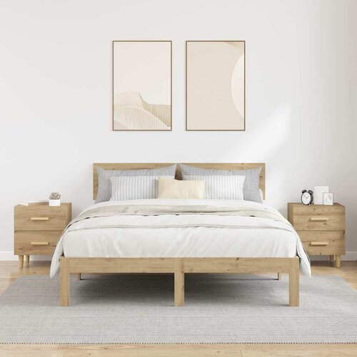  za krevet 2 pcs Umjetnički hrast 40 x 35 x 47.5cm Slike