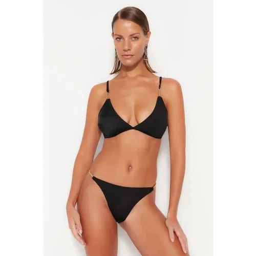 Trendyol Bikini Bottom - Black - Plain