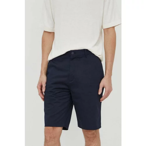Calvin Klein Kratke hlače moški, mornarsko modra barva
