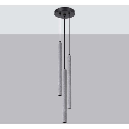  Sollux SL.1273 - Zavesni luster PASTELO na sajli 3xG9/8W/230V beton Slike