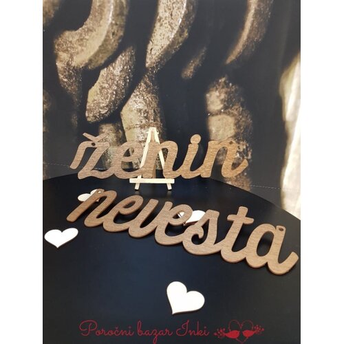  LESEN NAPIS ženin in nevesta LESNAP 105 Cene