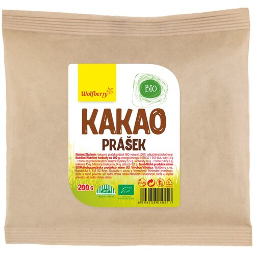 Wolfberry BIO Kakao prah 200 g Slike
