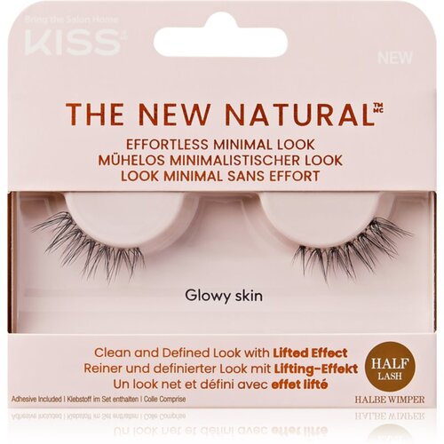 Kiss The New Natural Effortless Minimal Look umetne trepalnice Glowy Skin 2 kos Cene