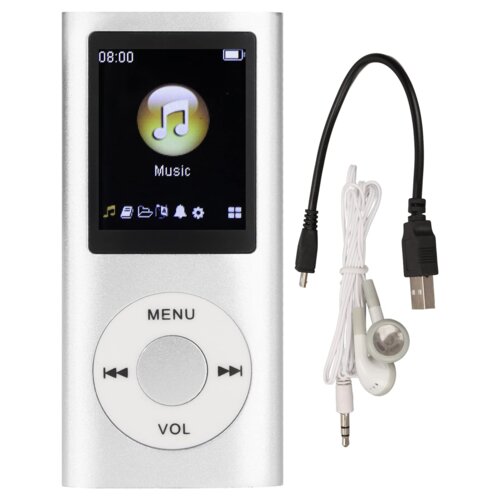 Venisymlis 32 GB Bluetooth MP3 predvajalnik - s kartico in dodatki (srebrna), (22105265) Cene