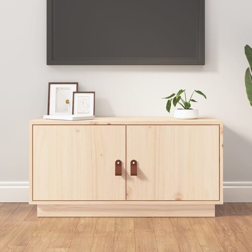 VidaXL TV omarica 80x34x40 cm trdna borovina Slike