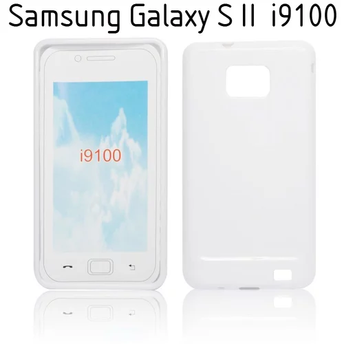  Gumijasti / gel etui Jelly Case za Samsung Galaxy S II i9100 / S II Plus i9105 - beli