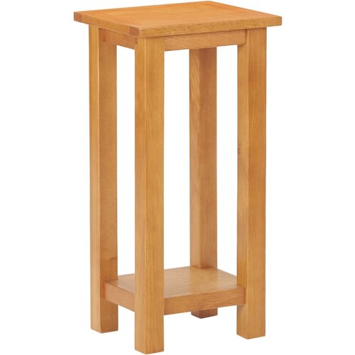 The Living Store Stranska mizica 27x24x55 cm trdna hrastovina - Stranska Mizica, (21662608) Cene