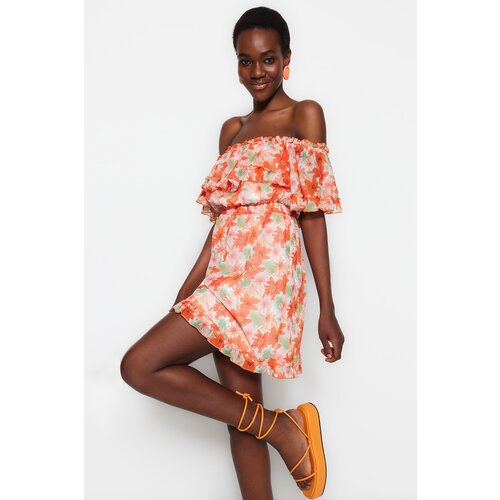 Trendyol Dress - White - Skater Cene