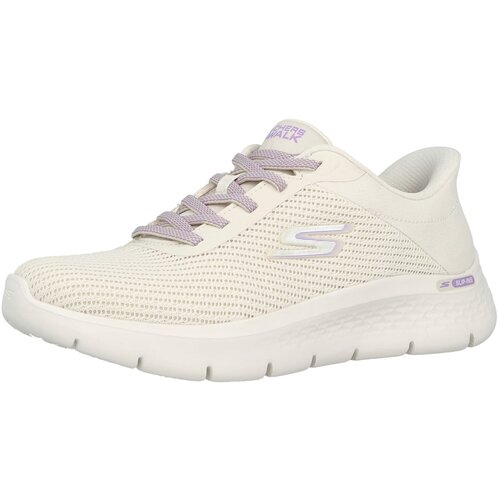 Skechers Nizke superge 'GO WALK FLEX - CARLA' lila / srebrna / off-bela Cene