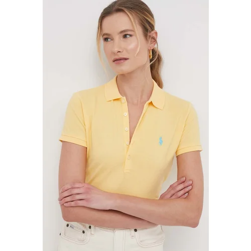 Polo Ralph Lauren Polo ženski, rumena barva