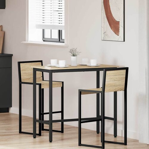  Stol Sonoma hrast 100 x 50 x 90,5 cm Inženjerska drva i čelik Cijene