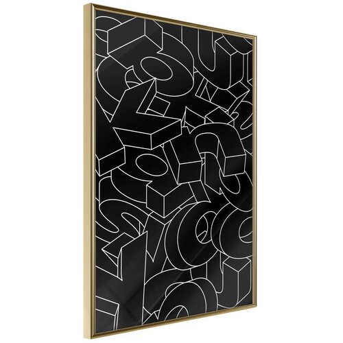  Poster - Scattered Letters 30x45 Slike