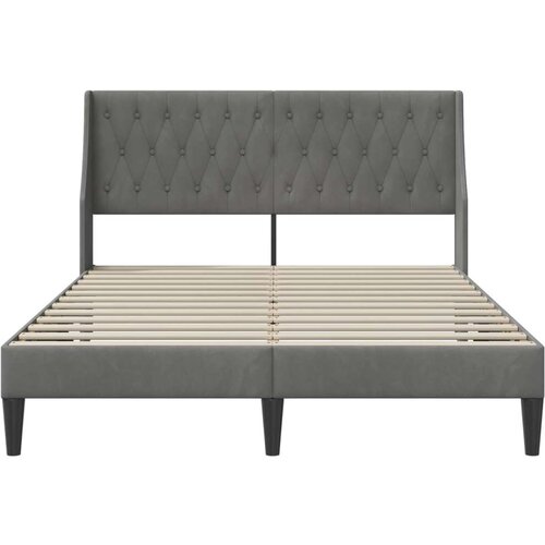  Okvir za krevet Tamno siva 160 x 200 cm Bar&amp;scaron;un - Tamno siva 160 x 200 cm Slike