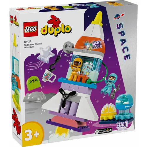 Lego DUPLO 3v1 dogodivščina z vesoljskim plovilom 10422