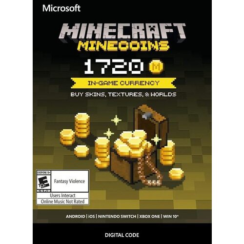  minecraft: minecoins pack: 1720 coins key europe Cene