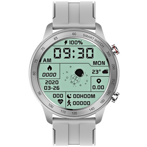 INF Silikonska pametna ura MX5 - Bluetooth klicanje in fitnes Silver, (22148878) Cene