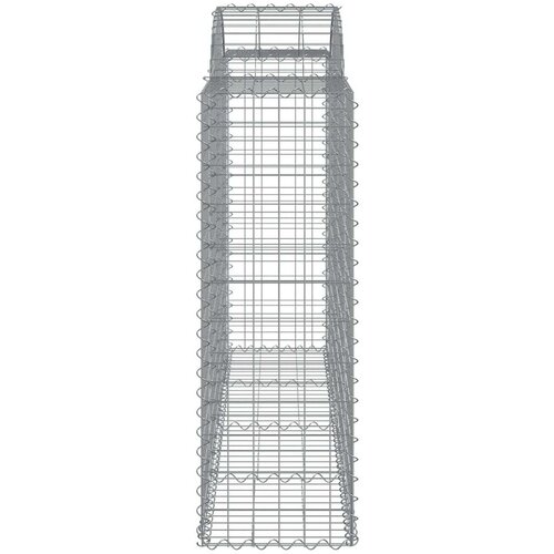  Lučne gabionske košare 5 kom 200x50x120/140cm pocinčano željezo Cijene