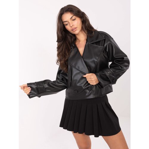 RUE PARIS Jacket-IT-KR-FL9558.60-black Slike