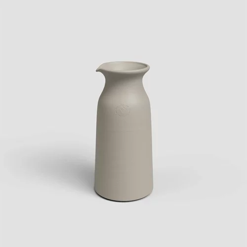 Artevasi Bež keramička ručno izrađena vaza (visina 30 cm) Bia –