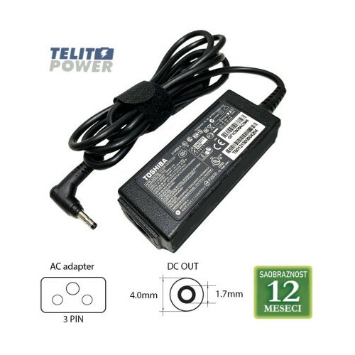 Toshiba 19V-2.37A (4.0*1.7 ) PA3822E-1AC3 laptop adapter ( 3741 ) Slike