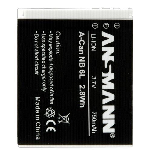 Ansmann A-Can NB 6L akumulatorska kamera Nadome&scaron;ča originalno baterijo (kamera) NB-6L 3.7 V 750 mAh, (470231) Cene