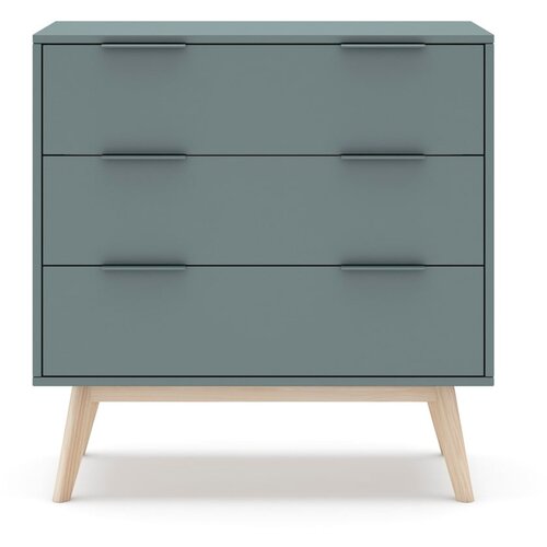 Marckeric Zelena niska komoda 80x83 cm Pisco - Slike