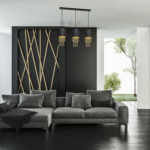  Luster na kablu ALMERIA 3xE27/60W/230V Slike