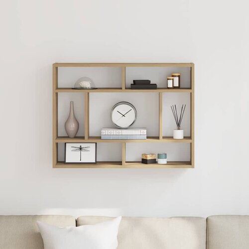  Zidna polica Artisan hrast 75x16x55 cm Konstruirano drvo Cene