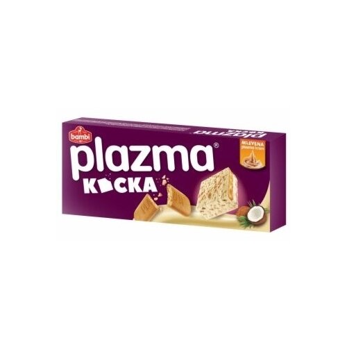 PLAZMA Napolitanka kocka bela čokolada 135g Cene