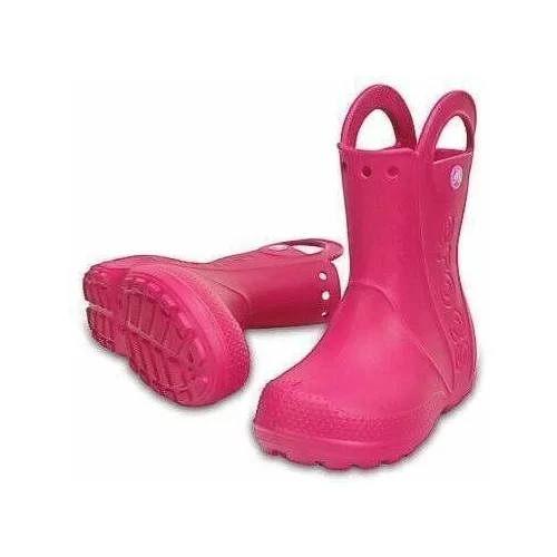 Crocs Kids' Handle It Rain Boot Candy Pink 30-31