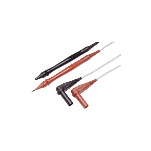 FLUKE komplet sigurnosnih mjernih vodova [ ispitni vrh - lamelni utikač 4 mm] crvena, crna TL40 Slike