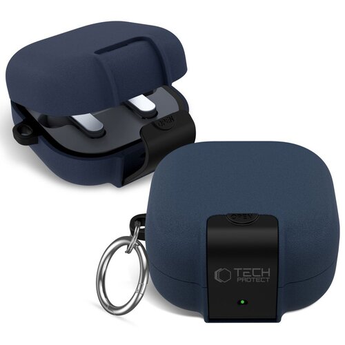 PULUZ TECH-PROTECT TANKI OVITEK S KAVLJIČKOM ZA SAMSUNG GALAXY BUDS 4 4 PRO PUHKASTO MODREGA OBLIKE, (5000264544) Cene