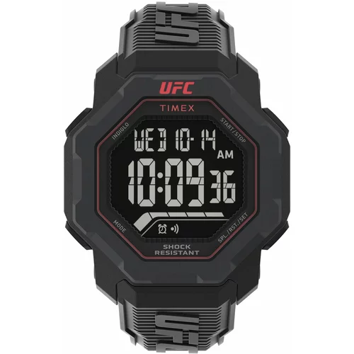 Timex Ročna ura Ufc Strenght Knockout TW2V88100 Black/Black