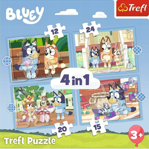 Trefl Bluey in njegov svet Sestavljanka 12 kos Risanke Cene